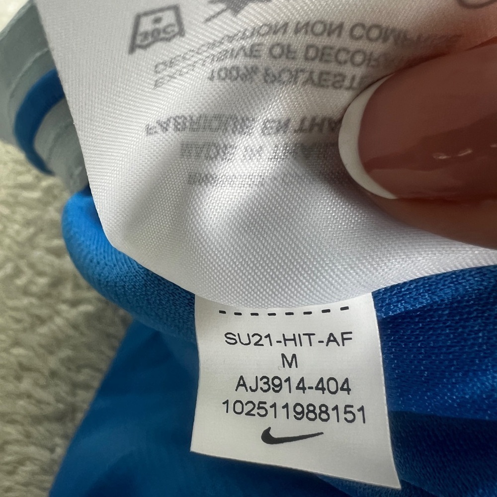 Nike Mens Sz M Blue Color block Dri-fit Crossover Basketball Shorts - Picture 13 of 16